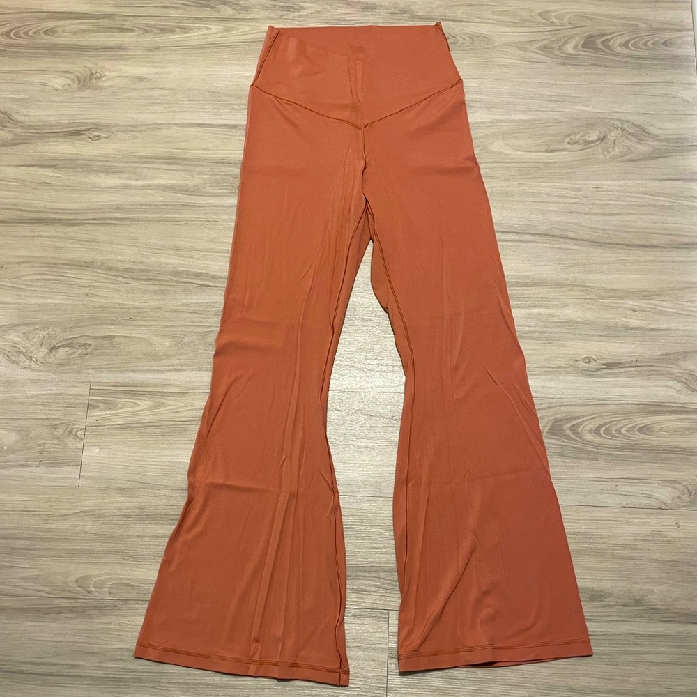 Aerie Flare OFFLINE high waisted crossover flare leggings, color twilight